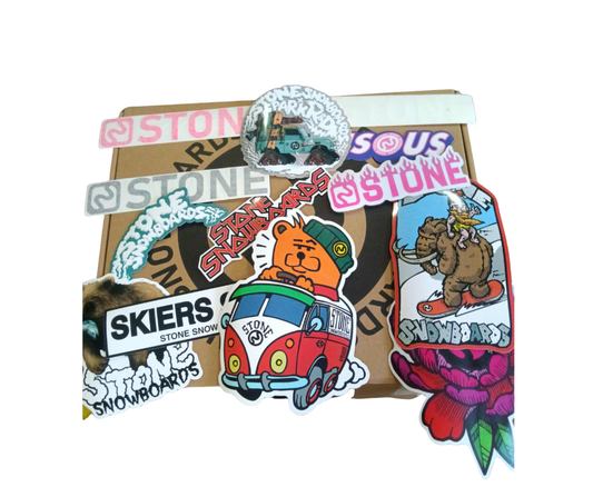 Set of 12 stickers - Stone Snowboards